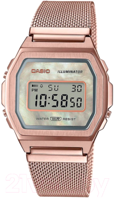 

Часы наручные женские Casio, A1000MCG-9EF