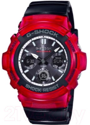 Часы наручные мужские Casio AWG-M100SRB-4AER