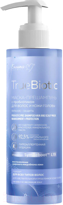 Маска для волос Белита-М TrueBiotic маска-прешампунь с пробиотиком питание+защита (190г)