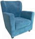 Кресло мягкое Lama мебель Фламинго (Ultra Atlantic) - 