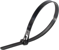 Стяжка для кабеля Fortisflex КСР 80145 (100шт, черный) - 