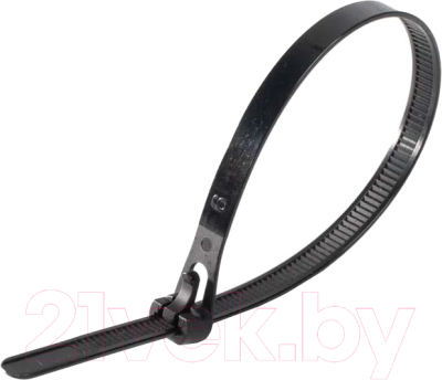 Стяжка для кабеля Fortisflex КСР 80145 (100шт, черный)