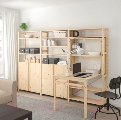 Комплект мебели для кабинета Ikea Ивар 193.047.56