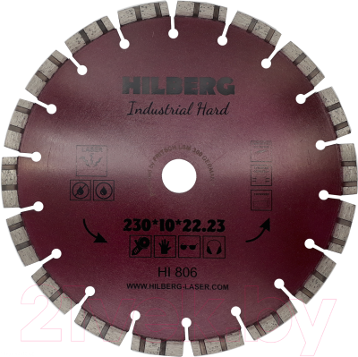 Отрезной диск алмазный Hilberg HI806