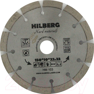 Отрезной диск алмазный Hilberg HM103