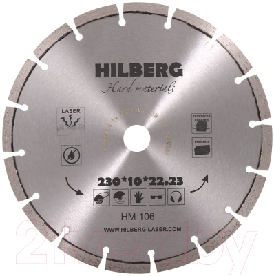 Отрезной диск алмазный Hilberg HM106