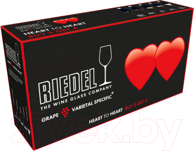 Набор бокалов Riedel Heart to Heart Riesling / 5409/05 (4шт)