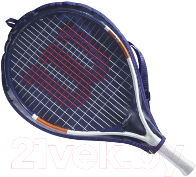 Теннисная ракетка Wilson Roland Garros Elite 19 / WR029710H (белый/синий/оранжевый)