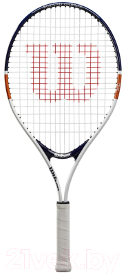 Теннисная ракетка Wilson Roland Garros Elite 23 / WR038810H (белый/синий/оранжевый)