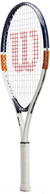 Теннисная ракетка Wilson Roland Garros Elite 23 / WR038810H (белый/синий/оранжевый)