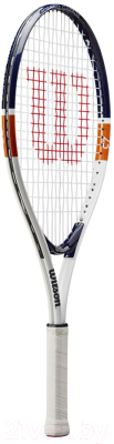 Теннисная ракетка Wilson Roland Garros Elite 23 / WR038810H (белый/синий/оранжевый)