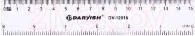 Линейка Darvish DV-12016 (15см)