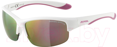 Очки солнцезащитные Alpina Sports Flexxy Youth HR / A86523-10 (белый матовый)