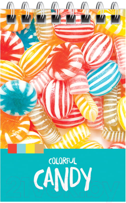 Блокнот ArtSpace Леденцы. Colorful Candy / Б7к40гр_24232 (40л, клетка)