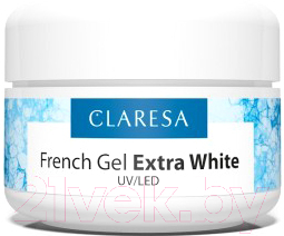 

Моделирующий гель для ногтей Claresa, Белый, Builder Gel Extra White