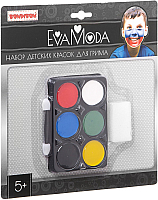 

Набор детских красок для грима Bondibon, Eva Moda детские краски для грима / BB1770