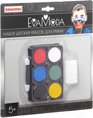 Набор детских красок для грима Bondibon Eva Moda детские краски для грима / BB1770