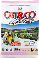 Сухой корм для кошек Adragna Cat&Co Wellness Kitten Chicken&Rice (400г) - 
