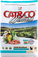 Сухой корм для кошек Adragna Cat&Co Wellness Adult Sterilized Chicken&Barley (400г) - 