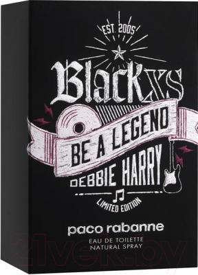 Туалетная вода Paco Rabanne Black XS Be a Legend Debbie Harry (50мл)