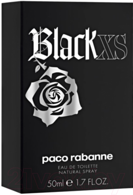 Туалетная вода Paco Rabanne Black XS (50мл)