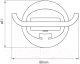Миниатюра изображения товара Крючок для ванной Deante ANH 002K