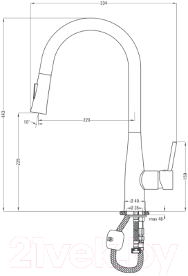 Смеситель Deante Lukrecja BDH 072M