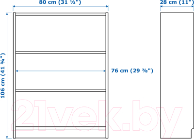 Стеллаж Ikea Билли 803.842.16