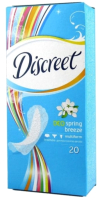 Прокладки ежедневные Discreet Deo Spring Breeze Multiform Single (20шт) - 