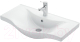 Миниатюра изображения товара Тумба с умывальником Гамма Р27 ОФ8-У 75 (белый)