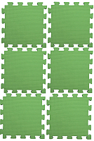 Гимнастический мат Midzumi №6 Будо-мат (зеленый) - 