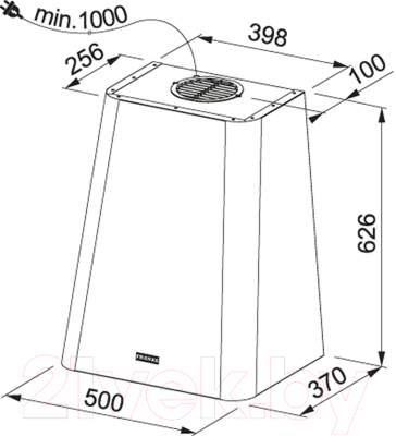 Вытяжка коробчатая Franke Smart Deco FSMD 508 GY (335.0530.199)