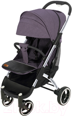 Детская прогулочная коляска Yoyaplus Pro Хромированная рама (Purple)