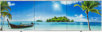 Экран для ванны Comfort Alumin Group Пляж 3D 150x50 - 