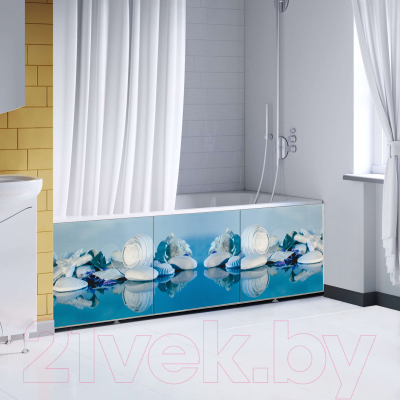 Экран для ванны Comfort Alumin Group СПА 3D 150x50