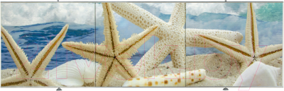 Экран для ванны Comfort Alumin Group Морская звезда 3D 170x50