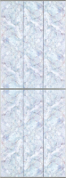 Экран-дверка Comfort Alumin Group Плитка голубая 73x200 - 