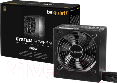 Блок питания для компьютера Be quiet! System Power 9 Bronze Retail 600W (BN247)