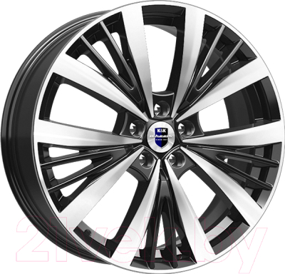 Литой диск K&K Марвел 19x7.5" 5x114.3мм DIA 66.1мм ET 40мм Алмаз черный