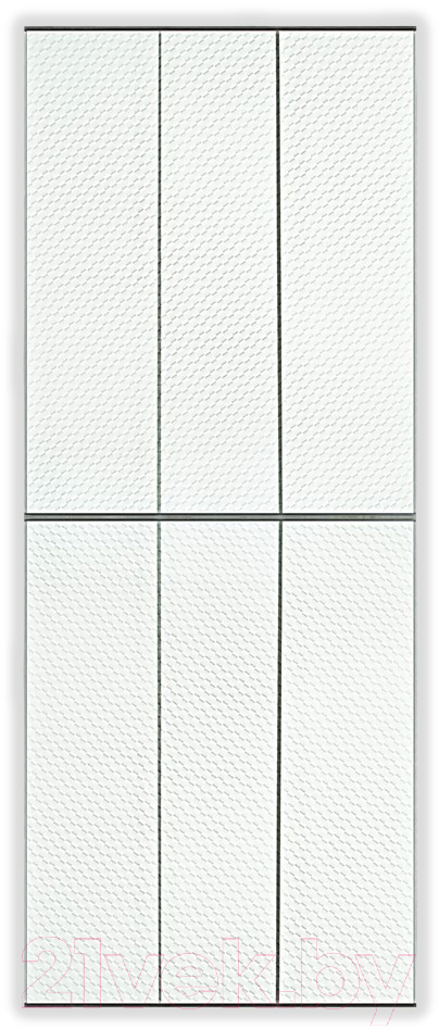 Экран-дверка Comfort Alumin Group Ромбики 73x200