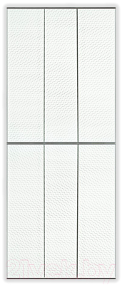 Экран-дверка Comfort Alumin Group Ромбики 73x200