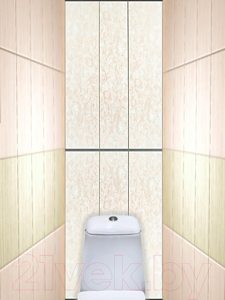 Экран-дверка Comfort Alumin Group Фиалка розовая 73x200 — фото 2