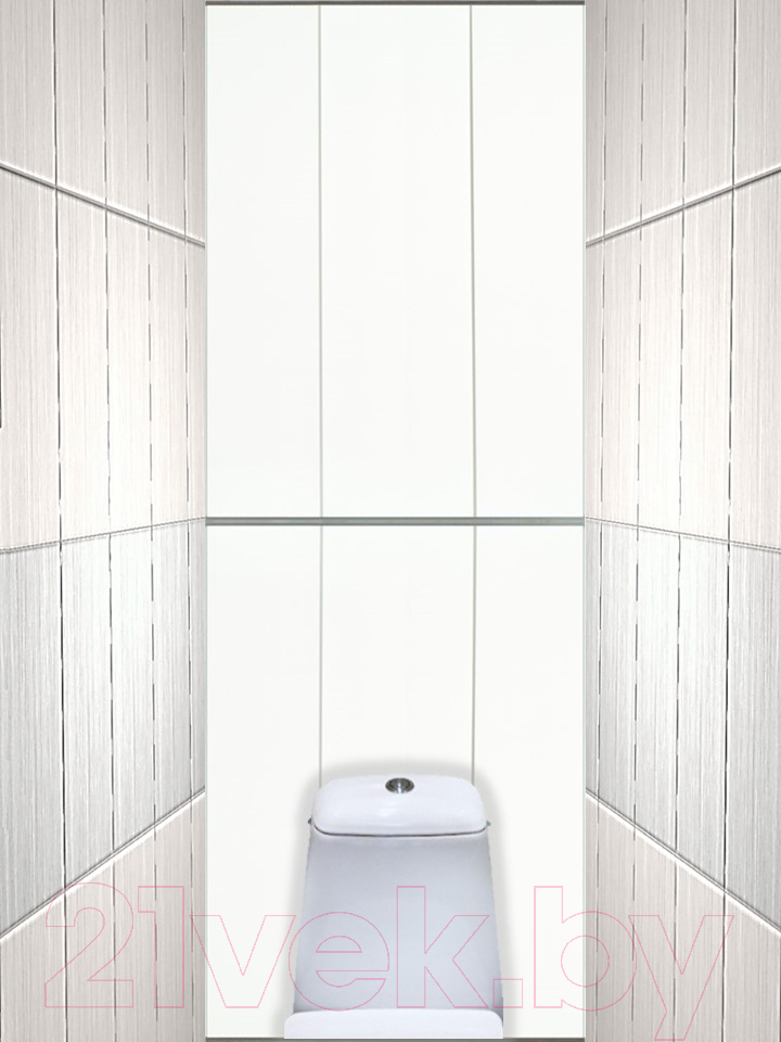 Экран-дверка Comfort Alumin Group Белый матовый 83x200 — фото 3