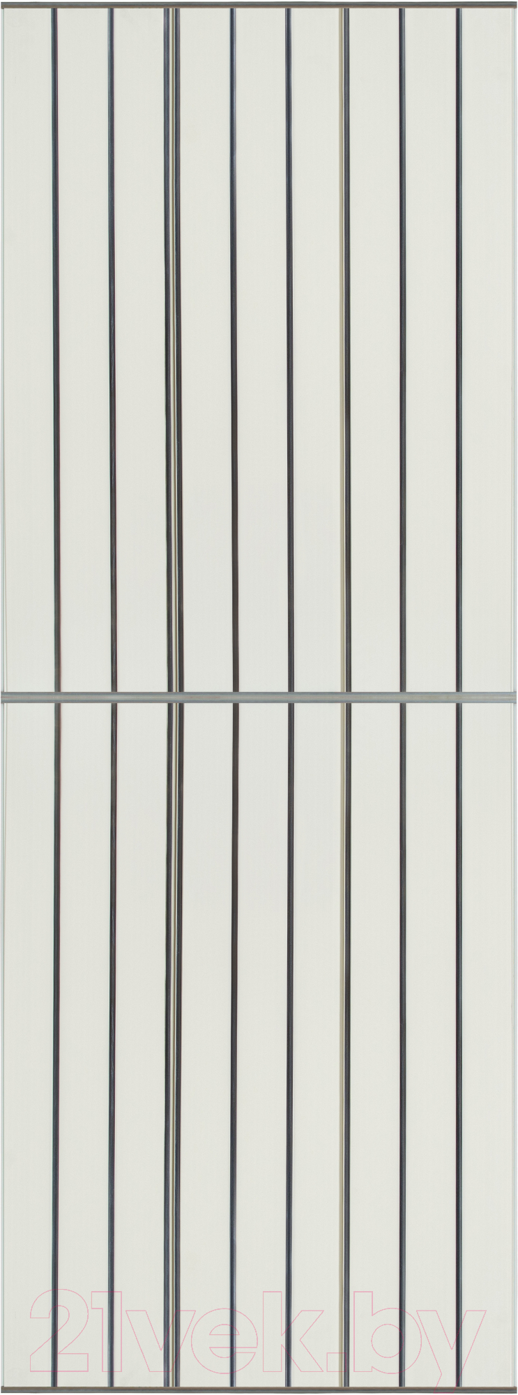 Экран-дверка Comfort Alumin Group Серебряная (10) 83x200