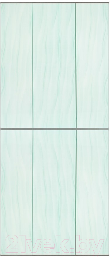 Экран-дверка Comfort Alumin Group Волна зеленая 83x200