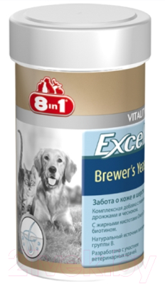 Кормовая добавка для животных 8in1 Excel Brewers Yeast / 115717/660894 (780таб)