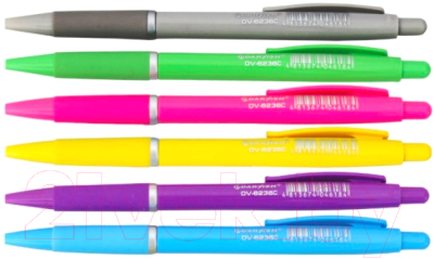 Ручка шариковая Darvish Ассорти / DV-6236C (синий)