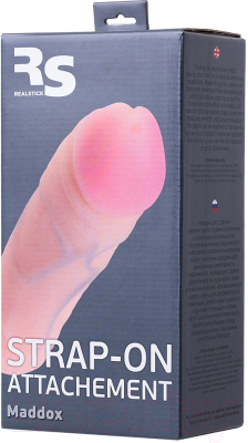 Насадка для страпона ToyFa Насадка RealStick Strap-On Maddox / 972005 (телесный)