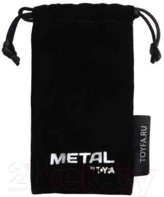 Пробка интимная ToyFa Metal / 717008-59 (кристалл рубин)