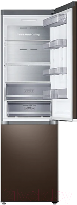 Холодильник с морозильником Samsung RB41R7847DXWT